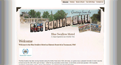 Desktop Screenshot of blueswallowmotel.com